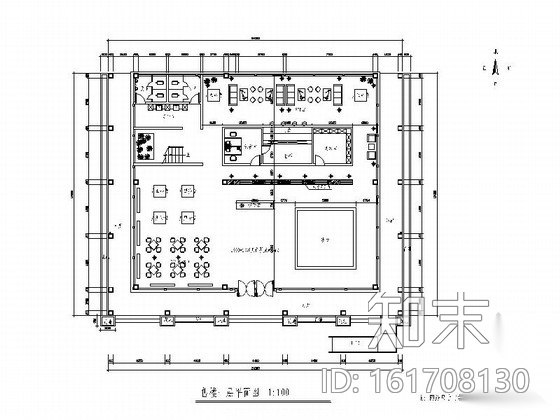 [浙江]生态景观社区售楼处室内装修图（含效果图）cad施工图下载【ID:161708130】