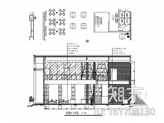 [浙江]生态景观社区售楼处室内装修图（含效果图）cad施工图下载【ID:161708130】