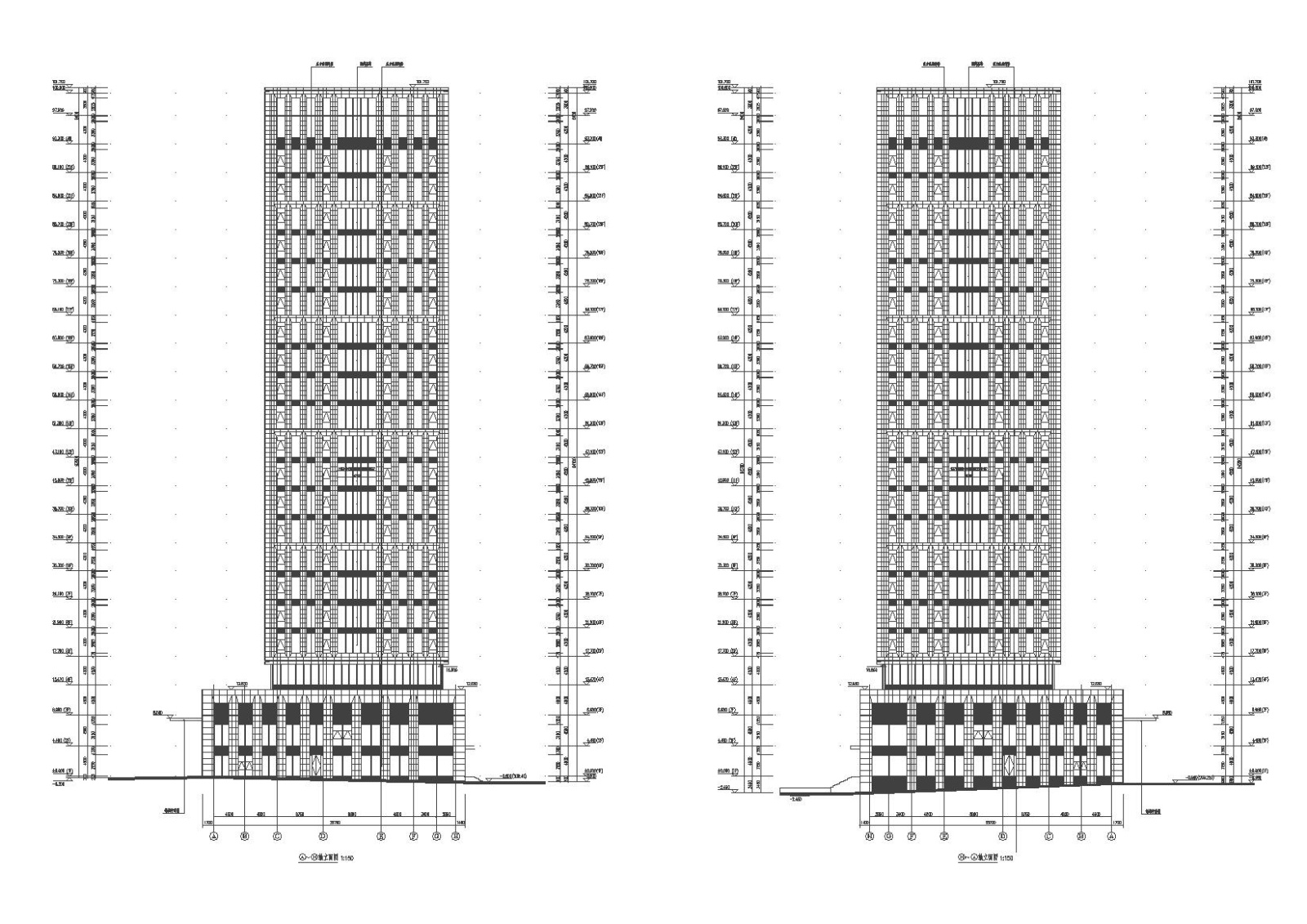 [独家]绿色建筑设计-长春智慧城市产业基地（一期）项...cad施工图下载【ID:151448161】