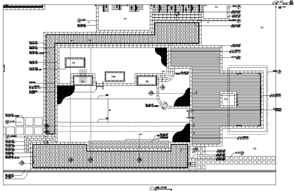 [广东]高端屋顶花园别墅区景观设计全套施工图施工图下载【ID:160690139】