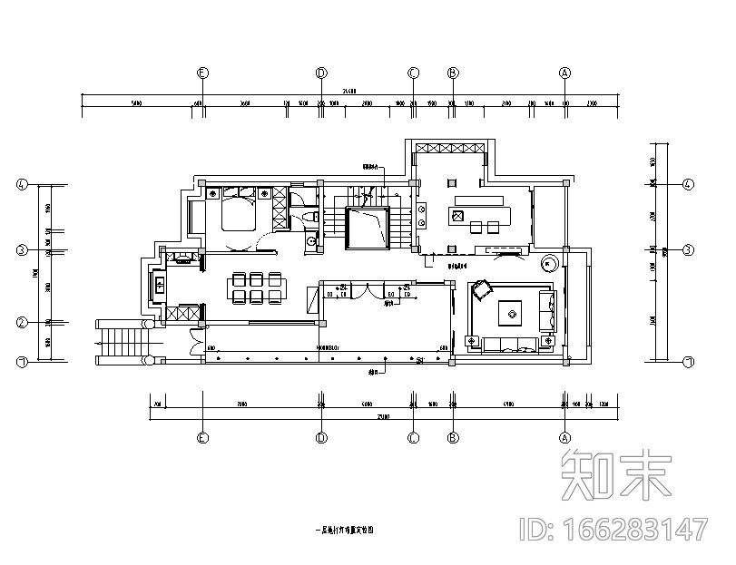 木韵清远|贵谷自然中式风样板房设计施工图（附效果图）cad施工图下载【ID:166283147】