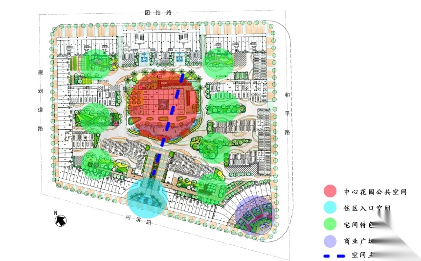 [福建]滨水趣味性居住区景观规划设计cad施工图下载【ID:161072129】