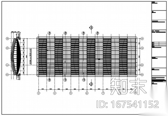 某手机公司总部办公及科研开发中心幕墙图纸cad施工图下载【ID:167541152】