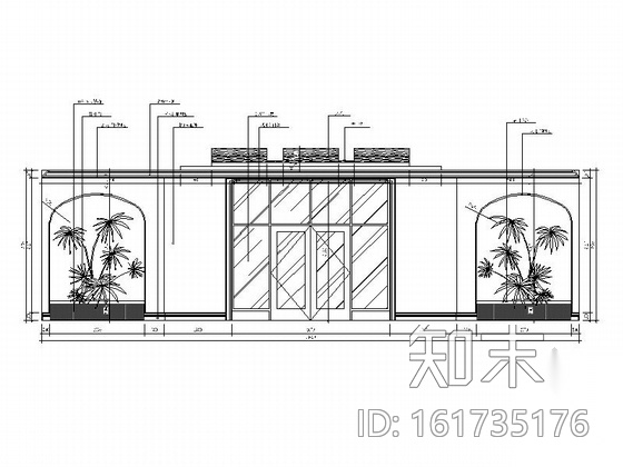 [大连]西班牙风情售楼处室内装修图（含效果）cad施工图下载【ID:161735176】