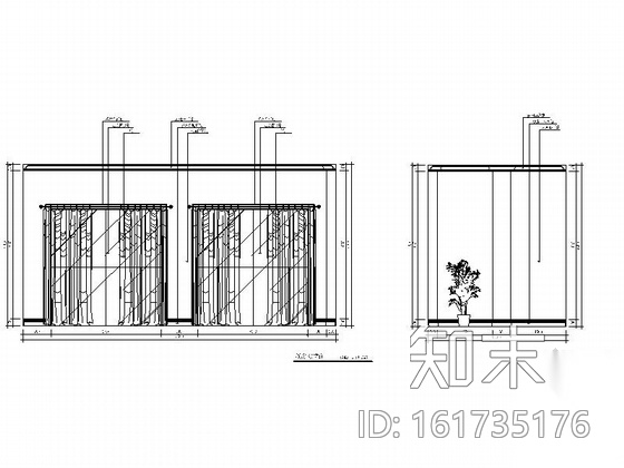 [大连]西班牙风情售楼处室内装修图（含效果）cad施工图下载【ID:161735176】