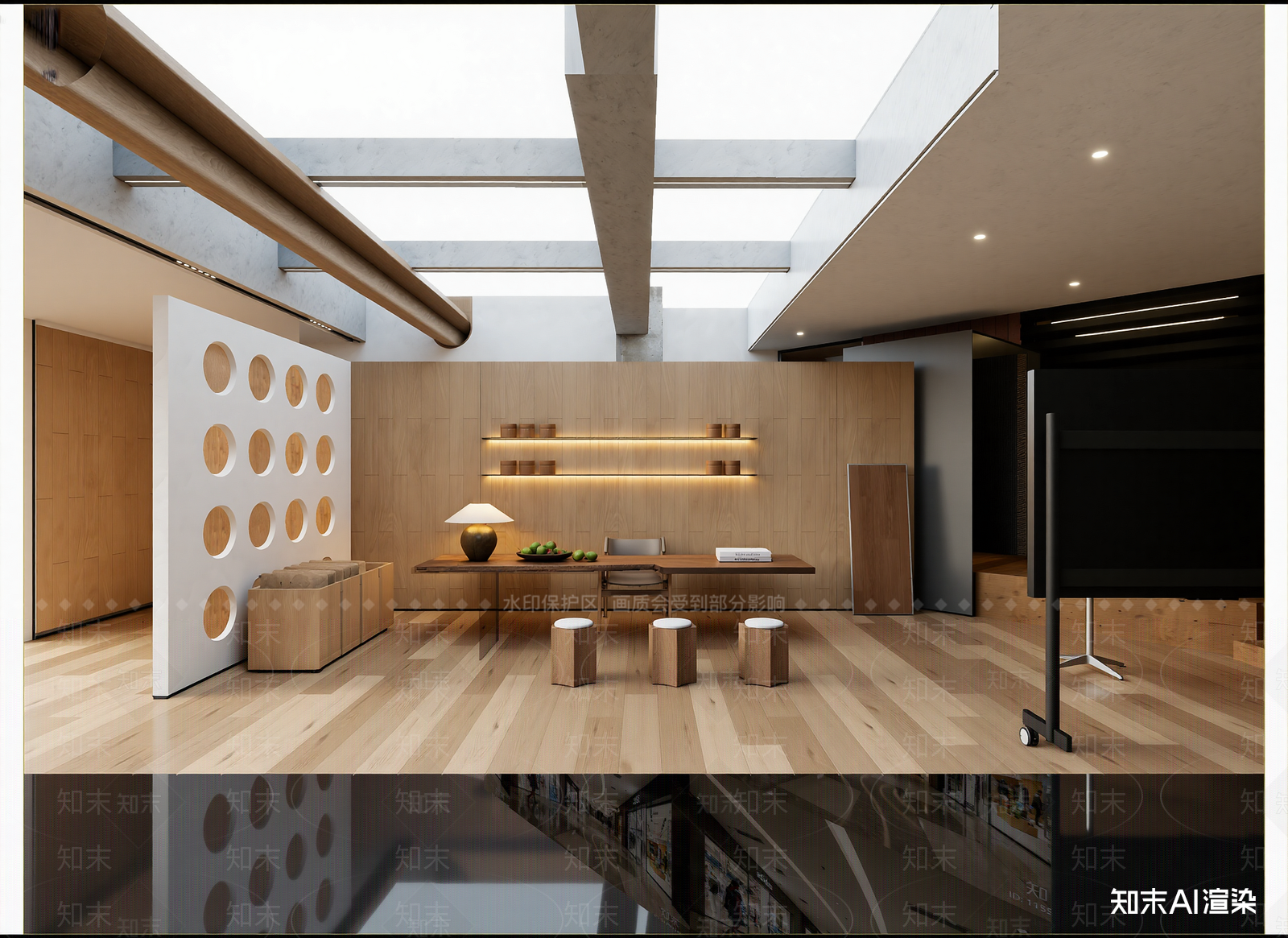 现代办公室3D模型下载【ID:1215049585】