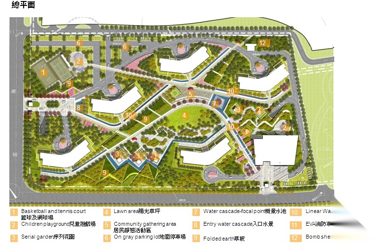 [辽宁]弧形海岸风格广场小区景观方案cad施工图下载【ID:161086106】