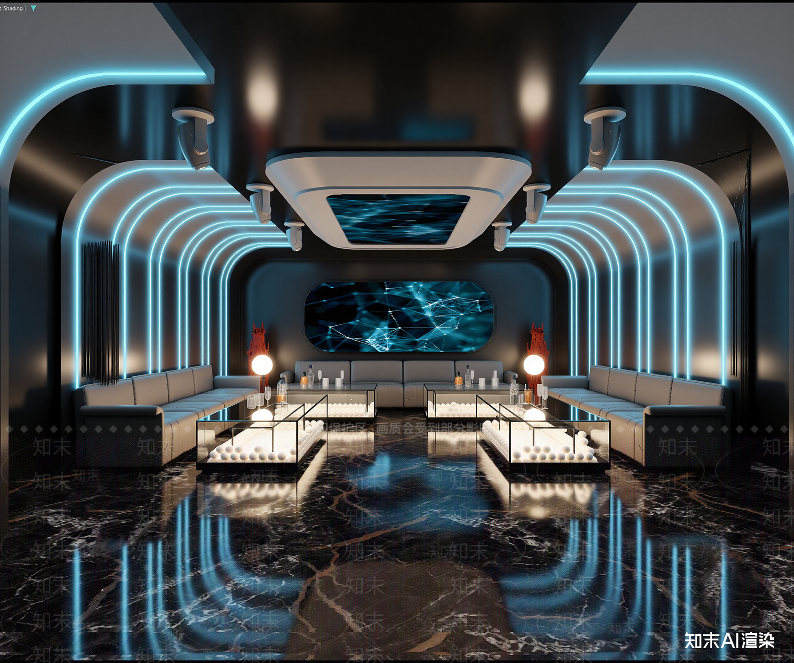 现代酒吧3D模型下载【ID:1213893472】