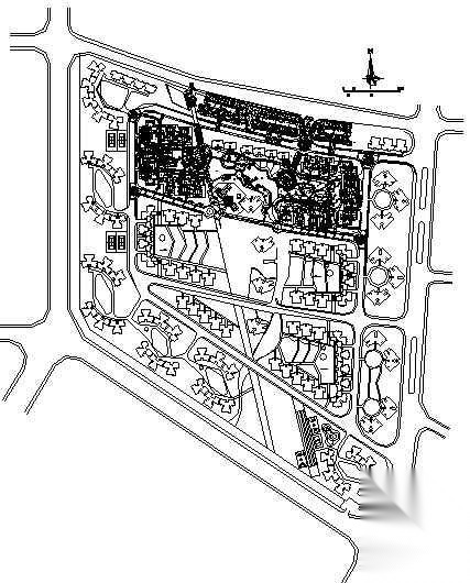 广州新世纪城市花园景观施工图cad施工图下载【ID:161115106】