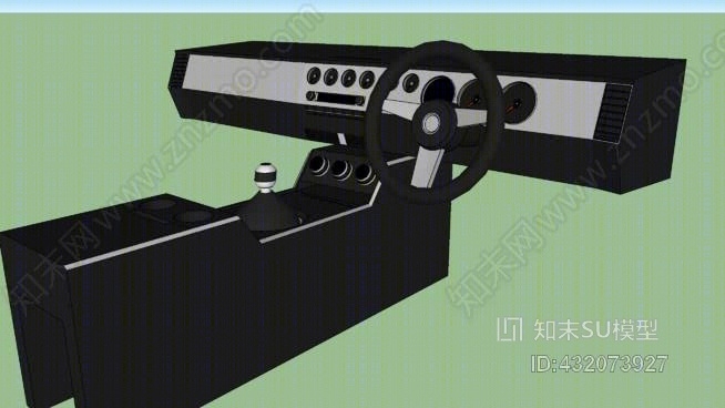 跑车仪表板SU模型下载【ID:432073927】