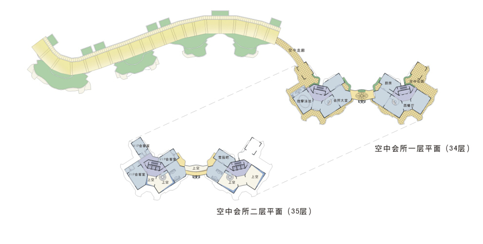 [上海]超高层塔式万科海景区住宅（含会所、商业、幼儿园...cad施工图下载【ID:149874160】