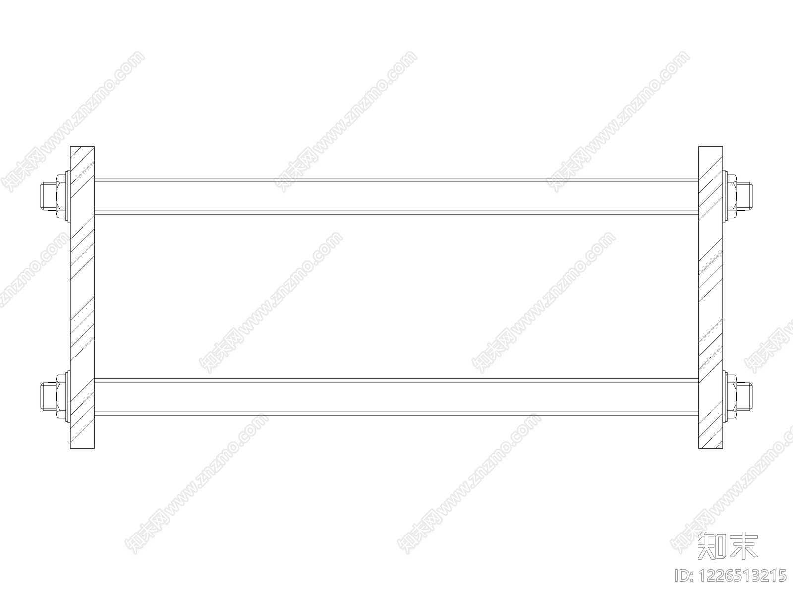 现代五金管件CAD图纸