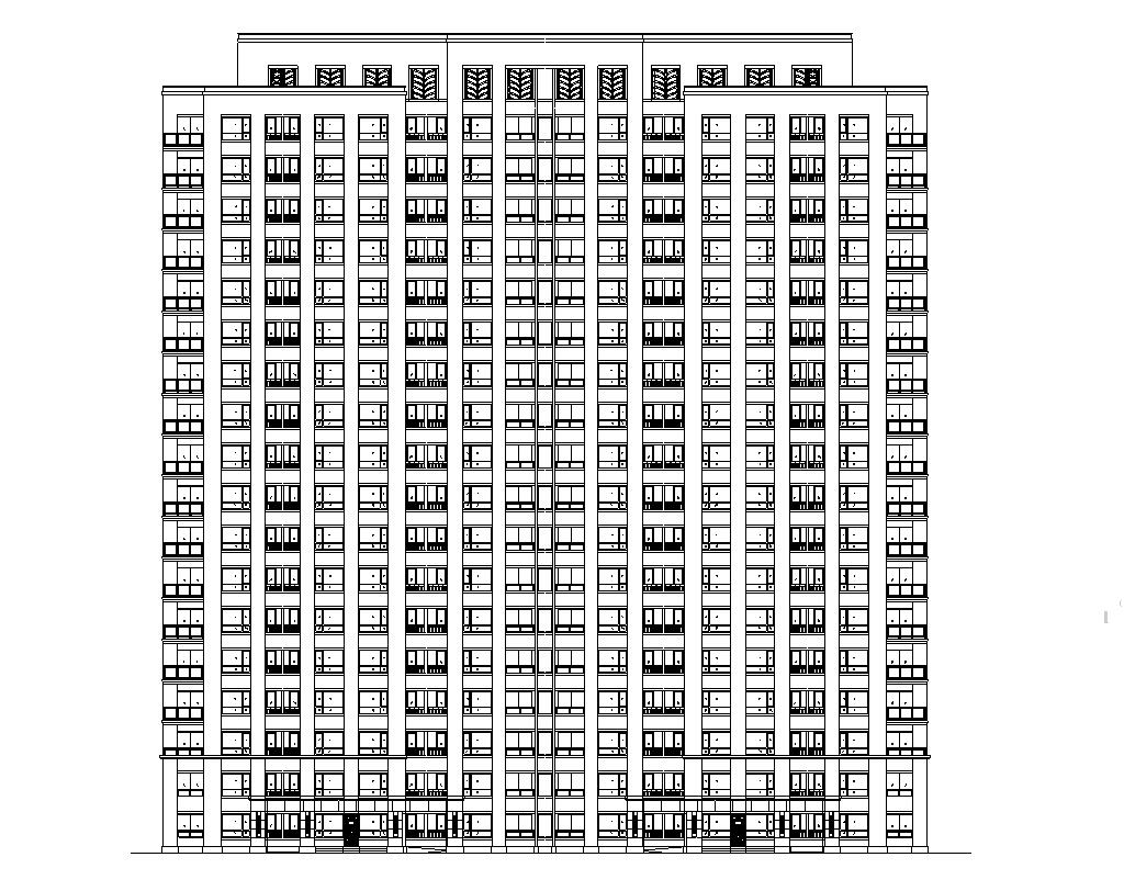 [广东]深圳蛇口虎山公寓建筑施工图设计cad施工图下载【ID:168116181】