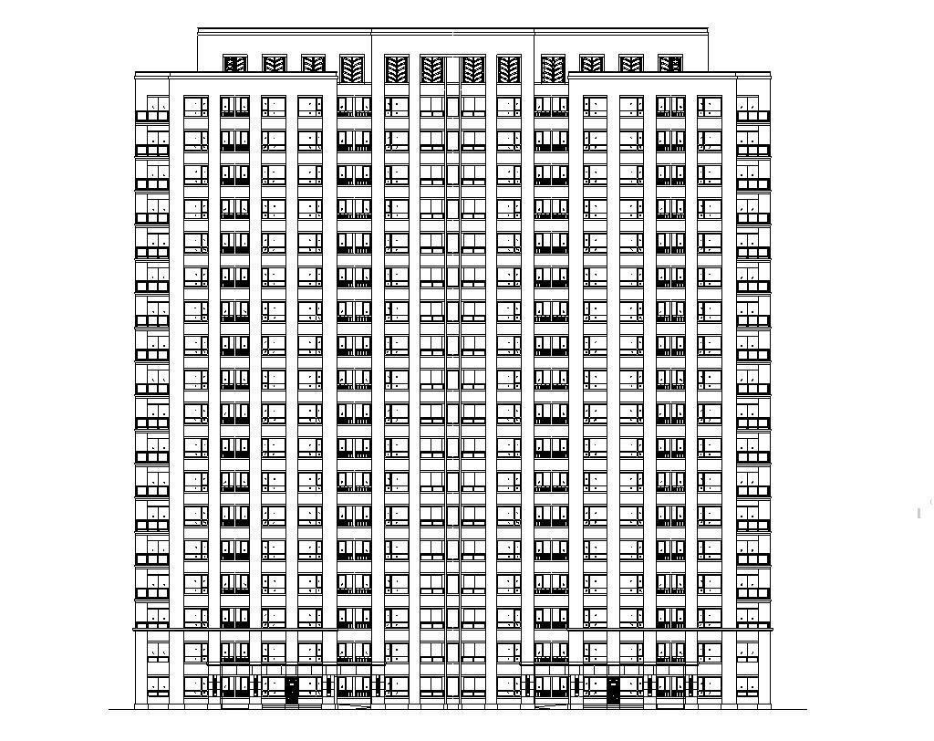 [广东]深圳蛇口虎山公寓建筑施工图设计cad施工图下载【ID:149537181】