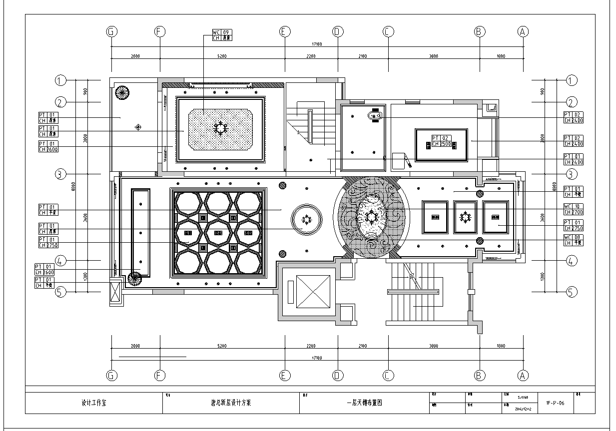 欧式低调奢华跃层别墅施工图及效果图cad施工图下载【ID:161785143】