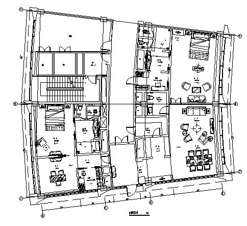 [江苏]某文化度假酒店建筑方案（含结构图，模型）cad施工图下载【ID:167239152】