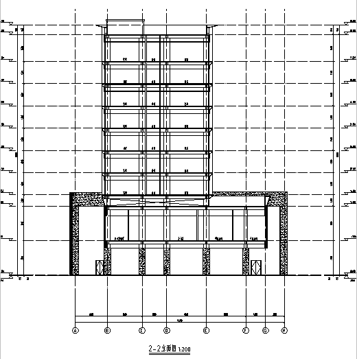 [江苏]某文化度假酒店建筑方案（含结构图，模型）cad施工图下载【ID:167239152】