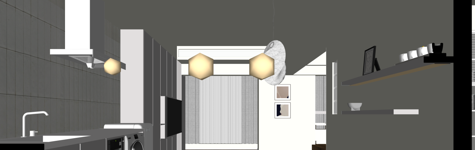 现代家居卧室SU模型下载【ID:1215973370】