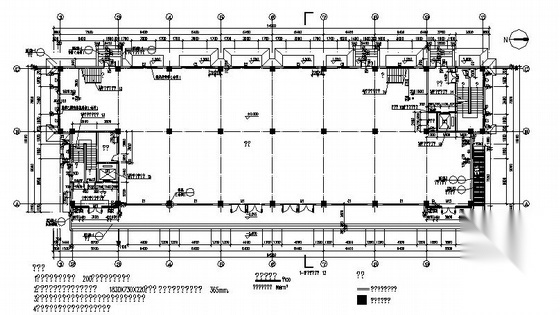 某五层底商办公楼建筑施工图施工图下载【ID:151402126】