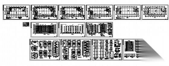 某五层底商办公楼建筑施工图施工图下载【ID:151402126】