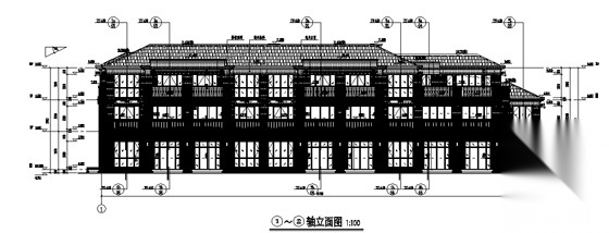 某房产公司古运河项目现代简约型联排别墅（四种房型含地...施工图下载【ID:165933178】