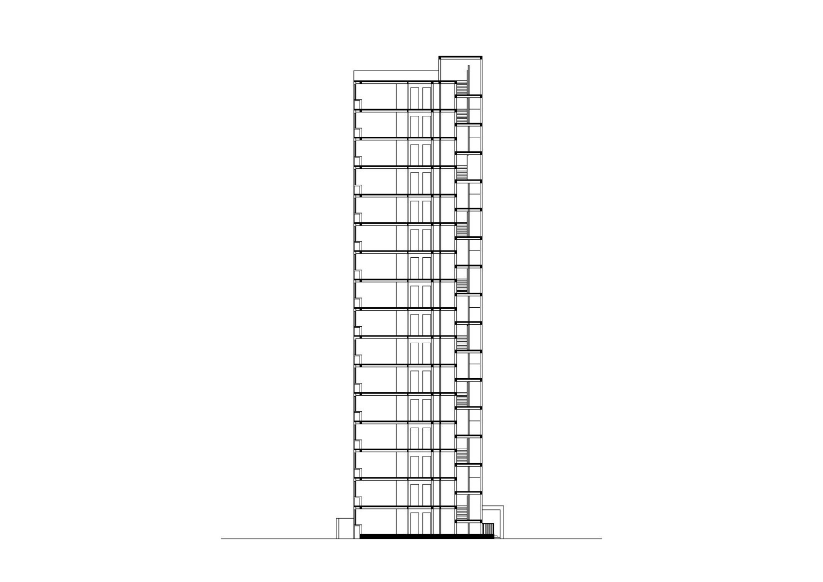 ​[上海]嘉定万达广场商住综合体高层住宅建筑施工图（C...cad施工图下载【ID:149537185】