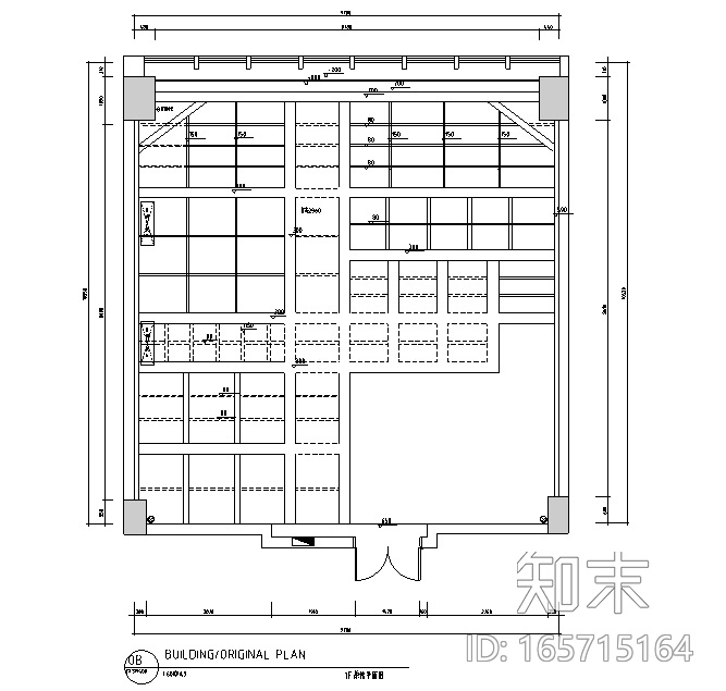 [新疆]300㎡东方极简中式风办公空间设计施工图（附效...施工图下载【ID:165715164】