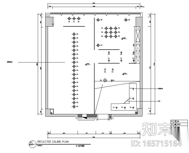 [新疆]300㎡东方极简中式风办公空间设计施工图（附效...施工图下载【ID:165715164】