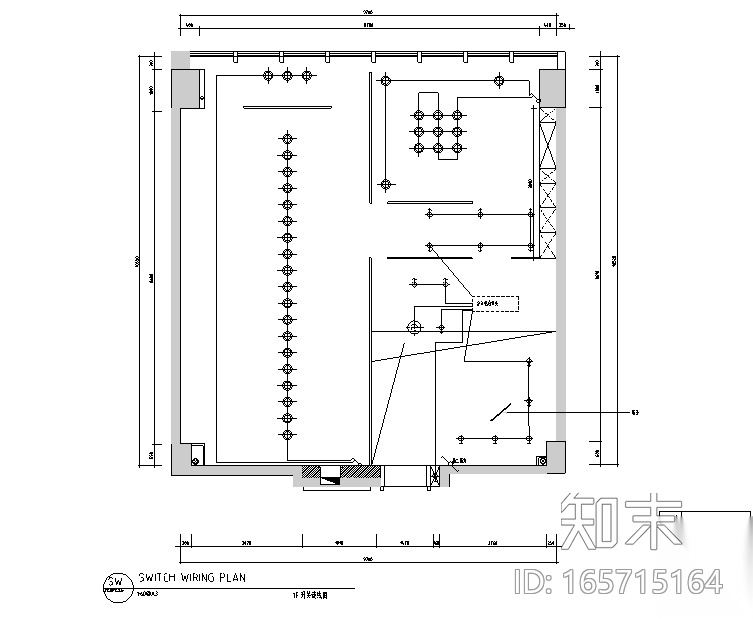 [新疆]300㎡东方极简中式风办公空间设计施工图（附效...施工图下载【ID:165715164】