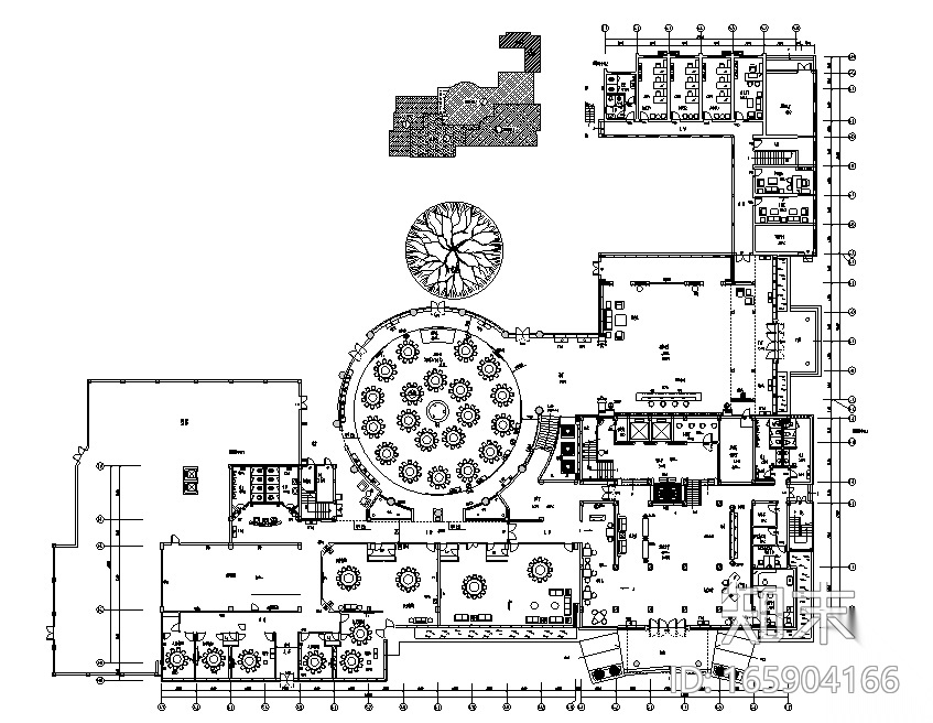 厦门天地人酒店施工图+效果图cad施工图下载【ID:165904166】