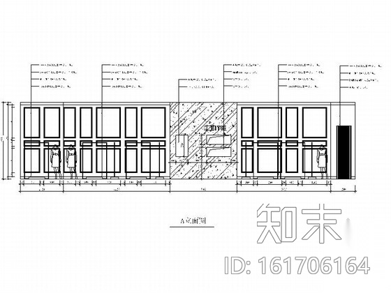 [湖北]某商场名品专卖店室内装修施工图（含效果）cad施工图下载【ID:161706164】
