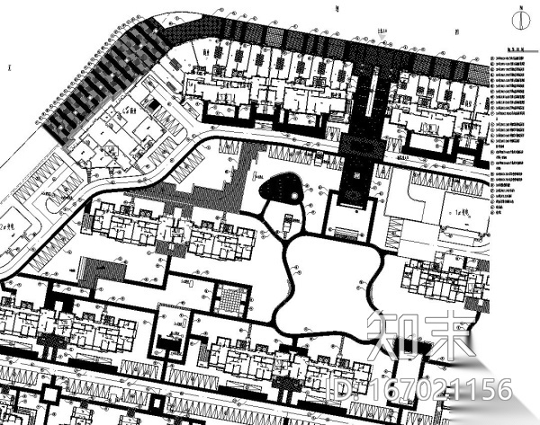 [上海]新城大型居住社区招标景观设计施工图（全套）cad施工图下载【ID:167021156】