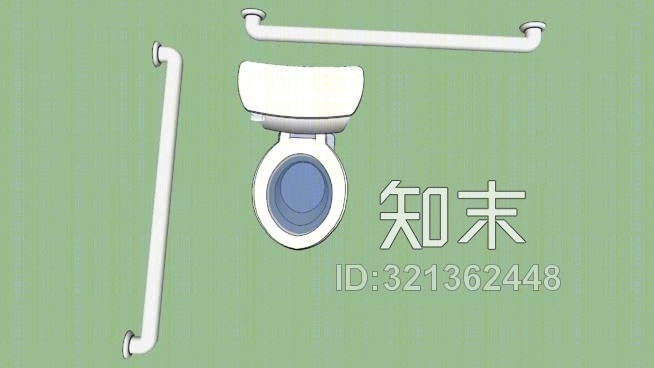 残障厕所SU模型下载【ID:321362448】