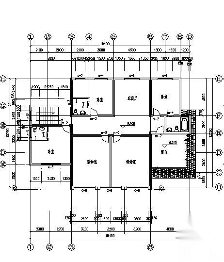 某三层小别墅建筑方案图cad施工图下载【ID:149923131】