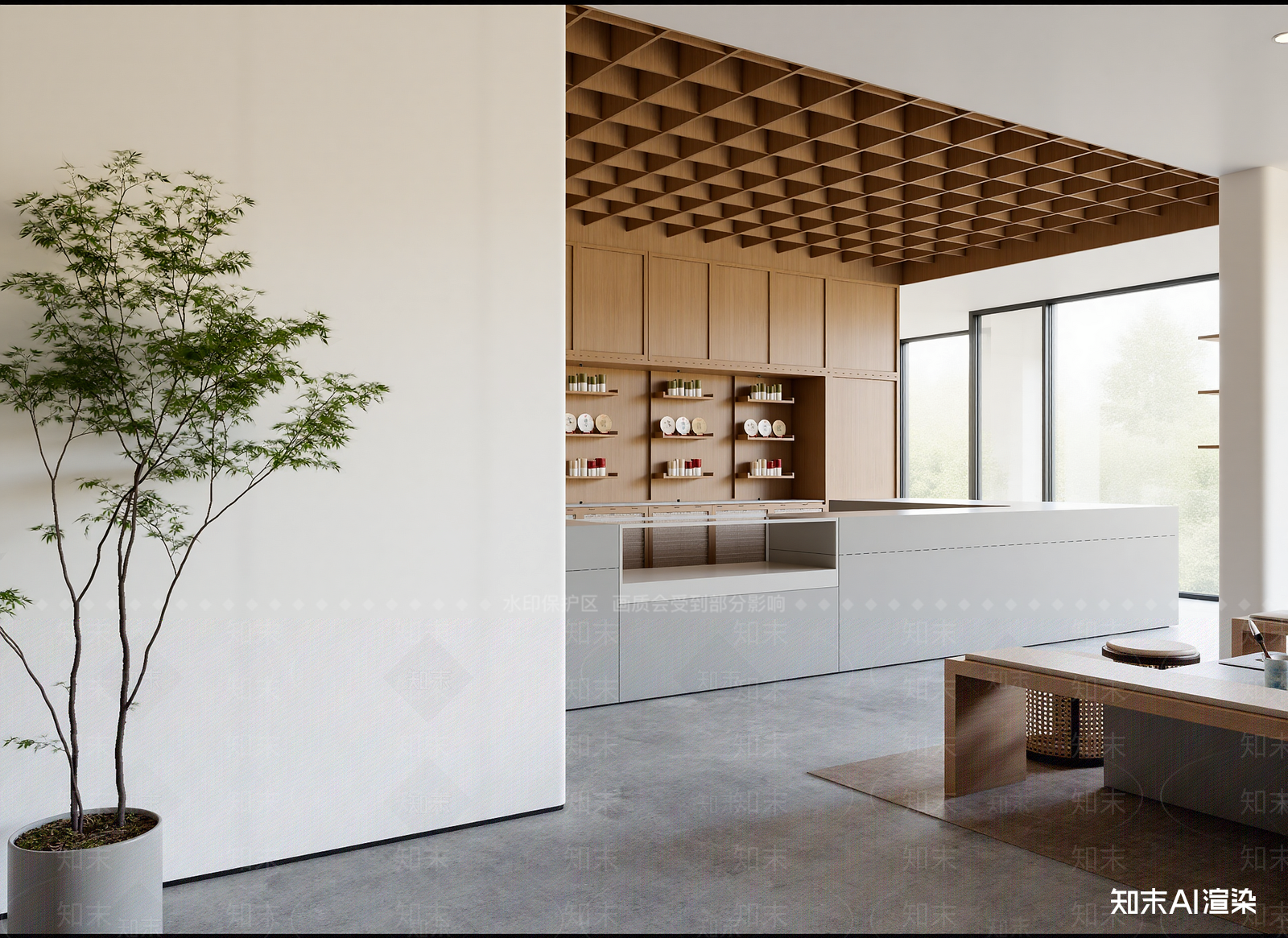 新中式茶馆3D模型下载【ID:1214127876】