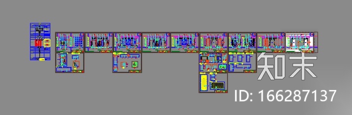 广州雅居乐项目首层大堂丨标准层电梯厅图纸施工图下载【ID:166287137】