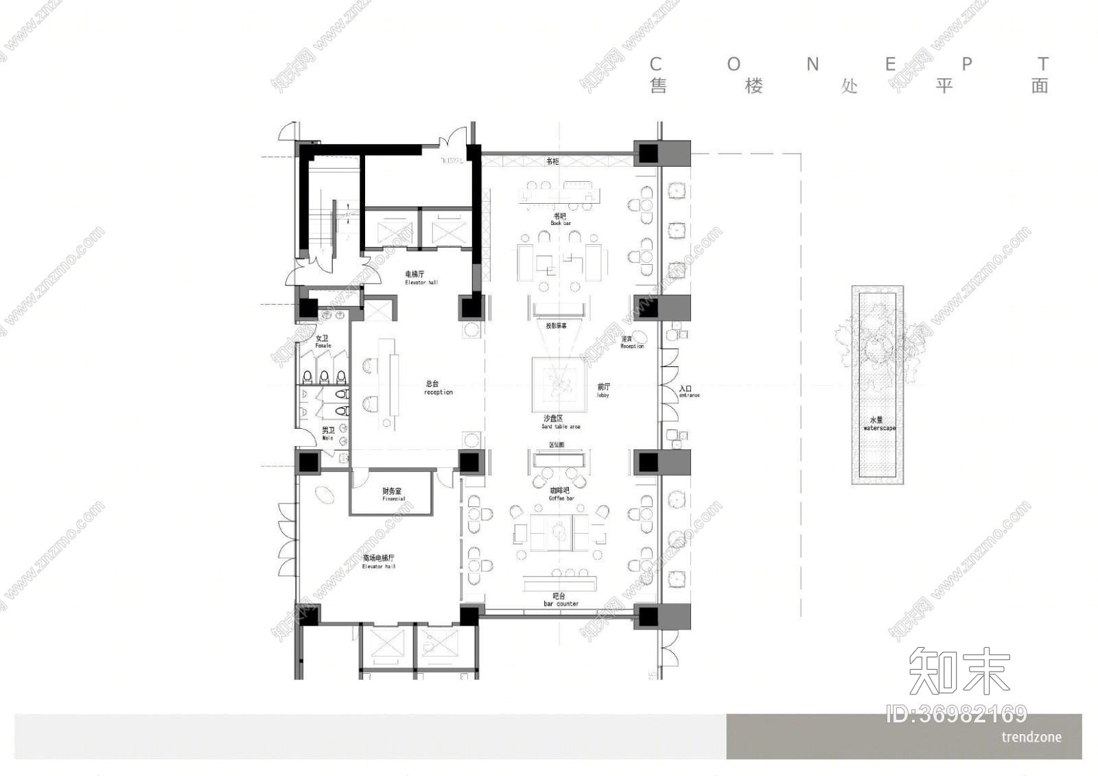 上海海上硕和城SOHO商务中心cad施工图下载【ID:36982169】