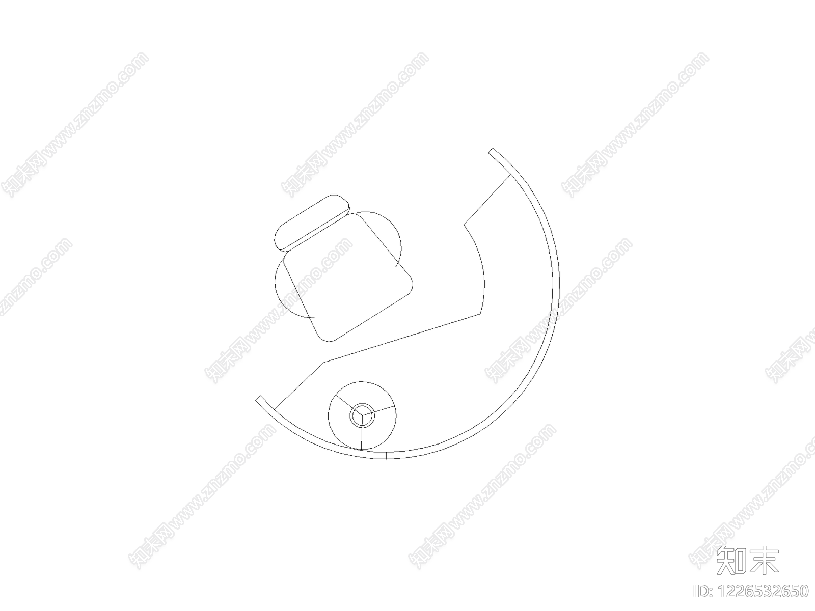 现代五金管件CAD图纸