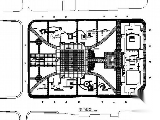 某广场景观设计施工图cad施工图下载【ID:161034104】