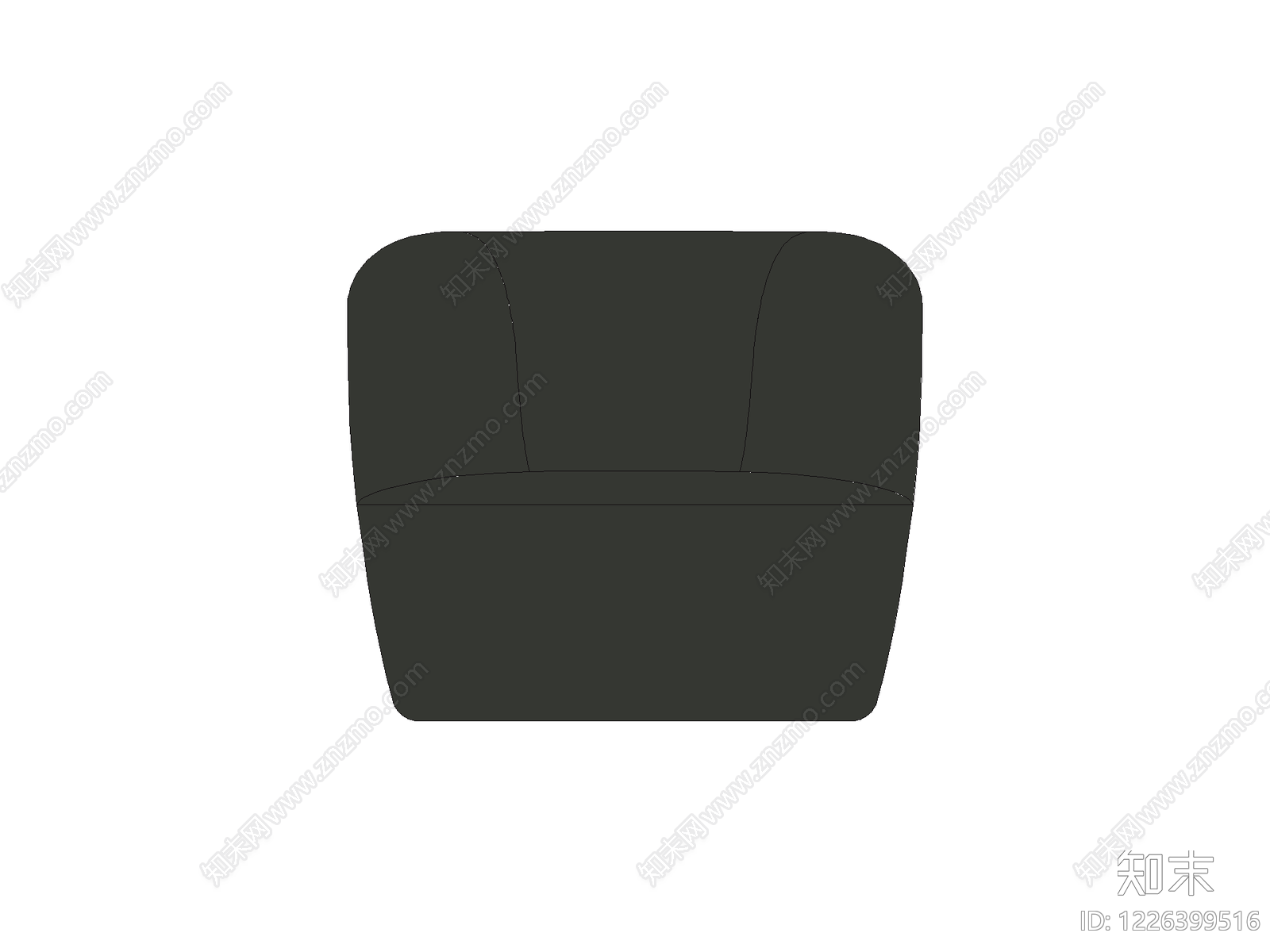 沙发cad施工图下载【ID:1226399516】