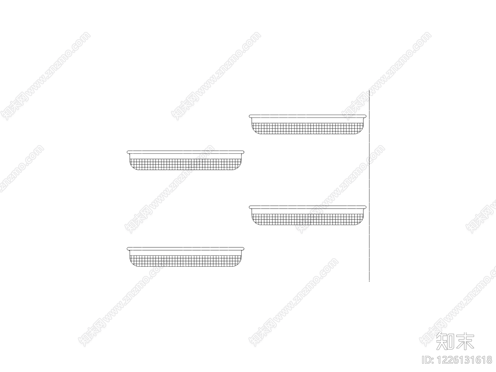 现代综合硬装构件图库CAD图纸
