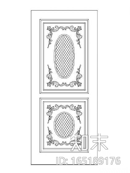 精选各式单扇门图块cad施工图下载【ID:165189176】