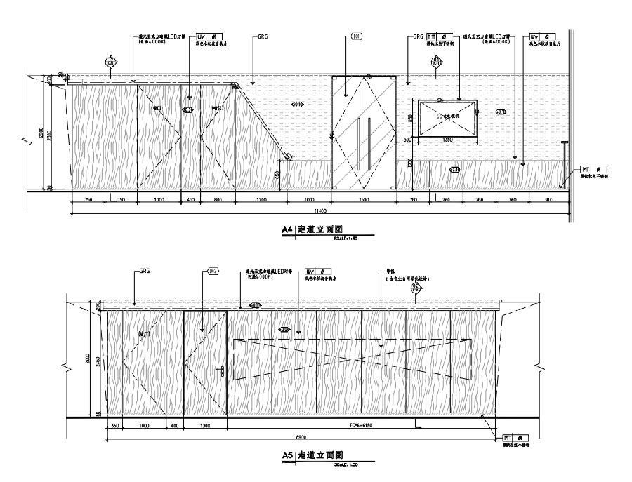 办公楼施工图cad施工图下载【ID:160418105】