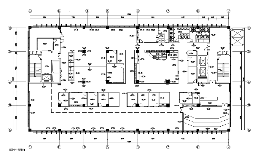 办公楼施工图cad施工图下载【ID:160418105】