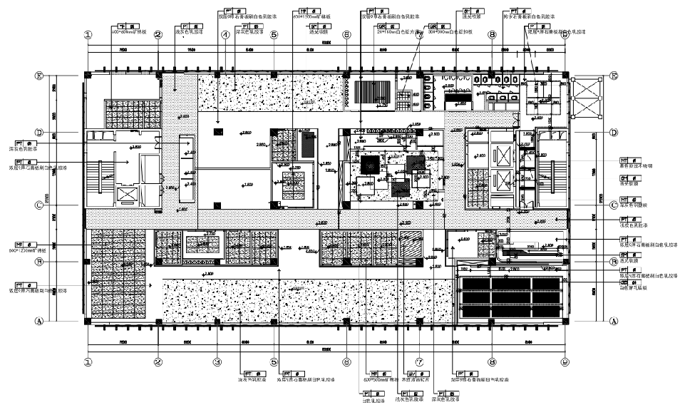 办公楼施工图cad施工图下载【ID:160418105】