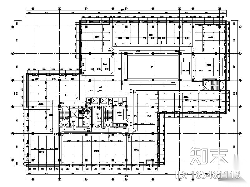 上海研发办公楼组团给排水喷淋设计施工图施工图下载【ID:165461113】