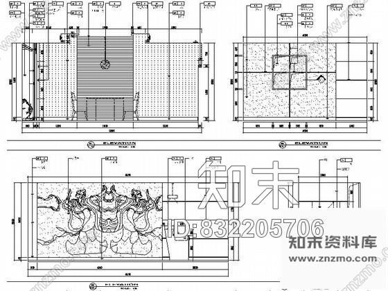 图块/节点风味餐厅立面图cad施工图下载【ID:832205706】