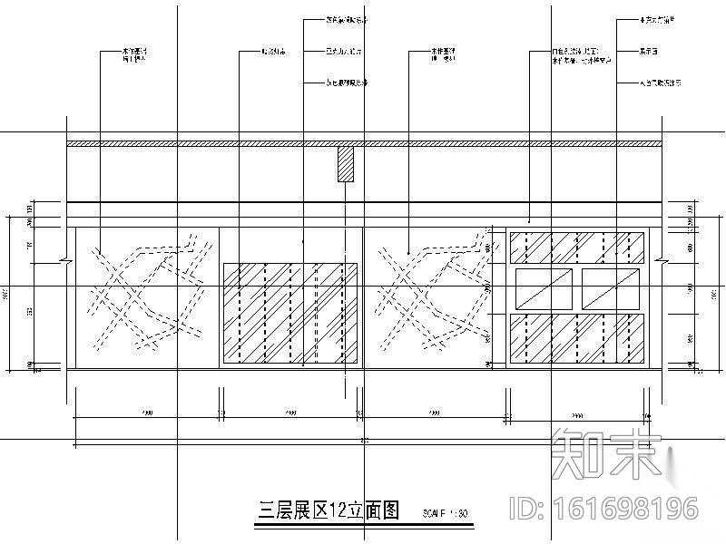 [辽宁]城市规划展示馆室内装修图Ⅱcad施工图下载【ID:161698196】