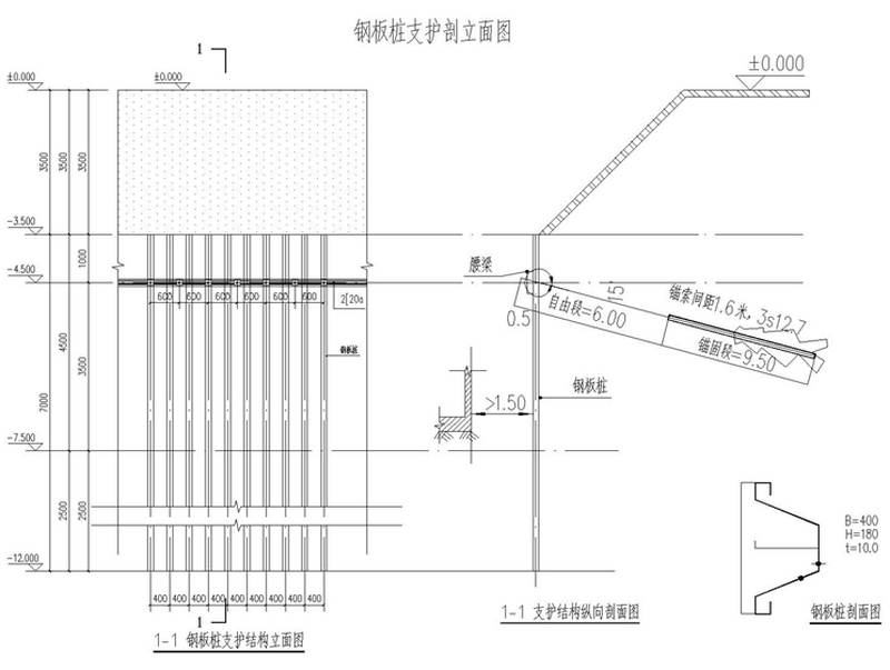 [辽宁]热电联产热源项目破碎室深基坑开挖工程专项施工方...cad施工图下载【ID:164883118】