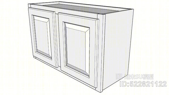BRARWORD壁柜W3018SU模型下载【ID:522821122】